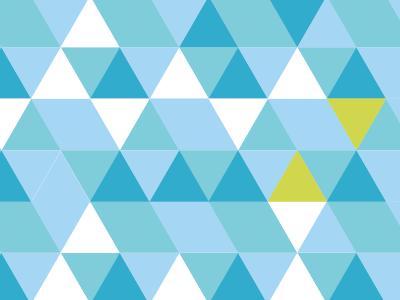 refined pattern blue green pattern triangles