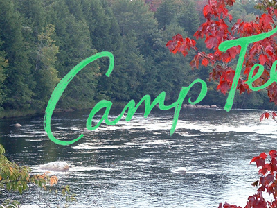 Handlettering camp cursive hand lettered