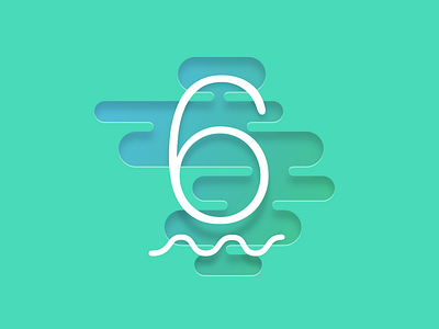 summer 6 aqua illustration sea six summer vector wave