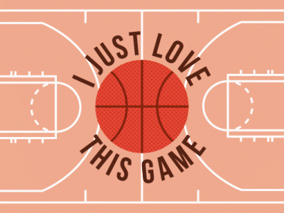 I Just Love This Game after affects animation basketball illustration