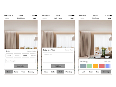 Apartment searching app (edit place) airbnb android apartament app design ios ui user center design userinterface ux