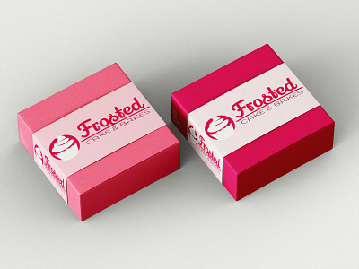 Packaging design for a Bakery - FROSTED branding design graphic design illustration logo typography vector