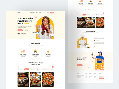 Food Delivery Landing Page