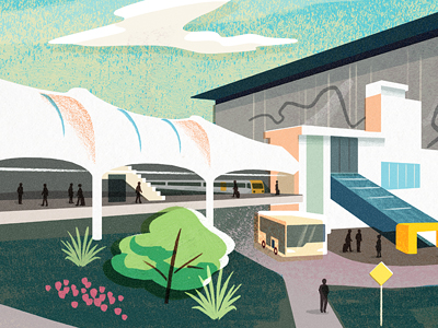 Airport Transport by Owen Gatley on Dribbble