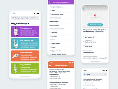 Hackathon: Medicine MVP app for our city 3d app appdesign category doctor hackathon illustration interface ios medecine minimal mobile search service ui ux