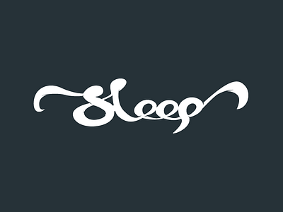 Sleep Lettering