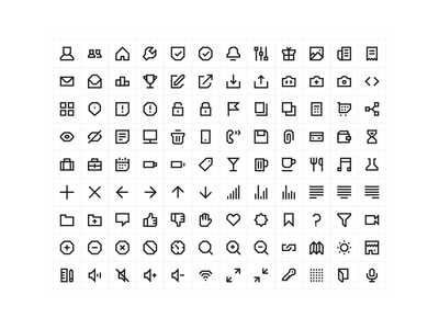 108 Geometric Line Icons app chunky custom free geometric icon illustration line set thick ui web