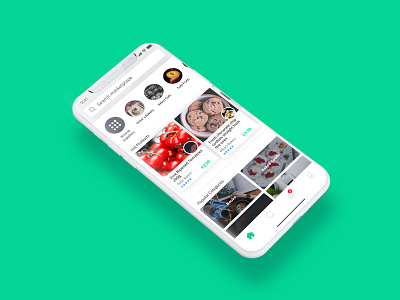 iPhone X App Concept concept dashboard design example home idea inspiration iphone x layout marketplace mockup ui