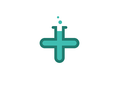 Pharmacy Cross chemistry cross green health lab laboratory logo mark pharmacy