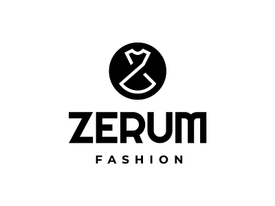 Zerum Fashion Dress Logo apparel dress fashion icon letter letter z line logo mark minimalism minimalistic stroke z zerum