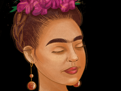 Frida Kahlo frida fridakahlo illustration portrait poster