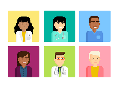 Oncology Persona Illustrations
