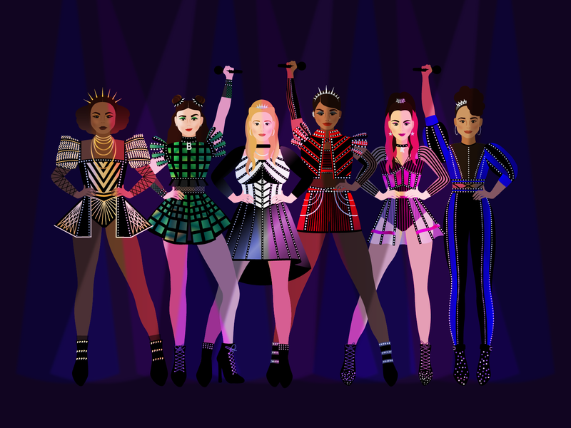 Six the Musical by Jane Depgen on Dribbble