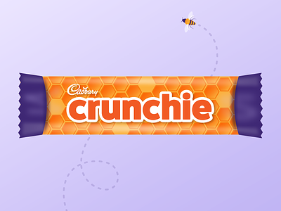 Crunchie Redesign  – Chocolate Candy Bar Wrapper