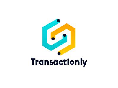 Transactionly logo startup ui design