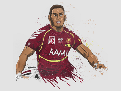 Rugby League illustration - Greg Inglis
