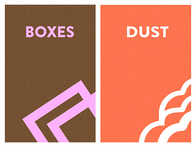 Boxes and Dust boxes design dust museum poster western australia