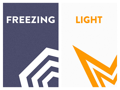 Freezing and Light design museum poster western australia