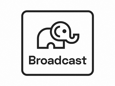 Broadcast Logo Elephant