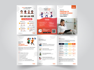 Trifold Flyer brochure design education educational graphics illustration layout trifold brochure trifold template