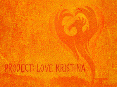 Project: Love Kristina fire heart kristina love orange phoenix project red rogie yellow