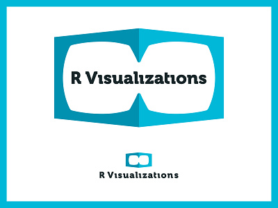 R Visualizations Logo architecture blue branding identitydesign logo logocore logodesign typography vr