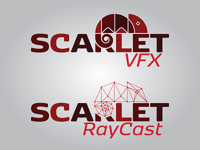Scarlet Logo branding chameleon identitydesign logo logocore logodesign mascot mocap red typography vfx visualeffects