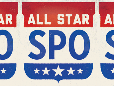 All Star Sports america design disney photoshop retro sports stamp texture vintage