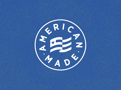 American Made art branding clean design illustration logo simple texture vector