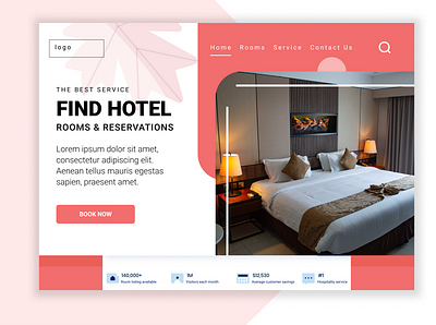 Book/Reserve Hotel Rooms branding design homepage hotel room illustration logo travel typography ui ux webdesign website