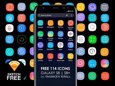 ICON for Galaxy S8 | S8+ (FREE) cleanui free galaxy icon s8 samsung sketch
