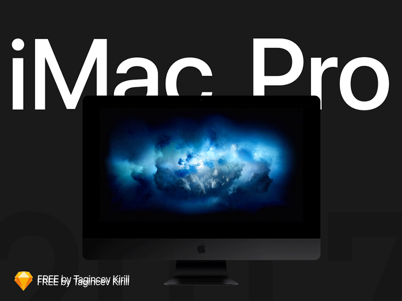 iMac Pro (FREE sketch) 2017 apple black free imac imac pro mause sketch