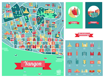 Map of Yangon