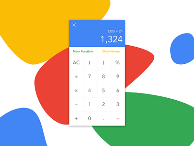 Daily UI #4: Calculator calculator daily ui google redesign ui design