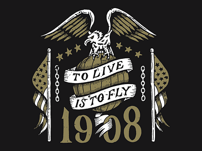 To Live Is To Fly drawing graphic design hand lettering handmade illustration townes type typography