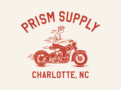 FL Rider branding design hand drawn illustration lettering prism supply type