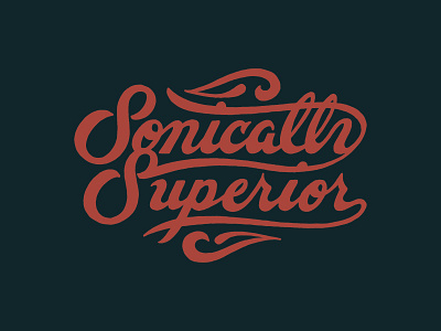 Superior branding design hand drawn hand lettering illustration lettering script type