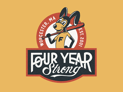 Four Year Strong branding design four year strong hand drawn illustration lettering type vans warped tour