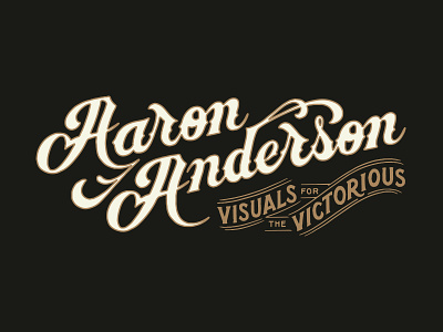 Aaron Anderson Logotype branding design drawing graphic design hand drawn hand lettering handmade illustration lettering logo traditional type typography vector vintage