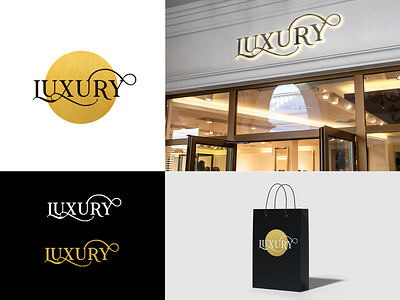 Luxury Logo Design awesome graphics branding design graphic design illustration incubatorx incubatorx designs logo logo design logo mockup luxury brand logo luxury logo design marketing
