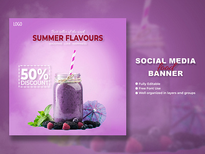 Social Media Food Banner