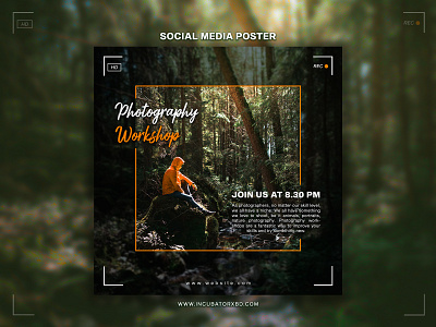 Photography Workshop Social Media Poster