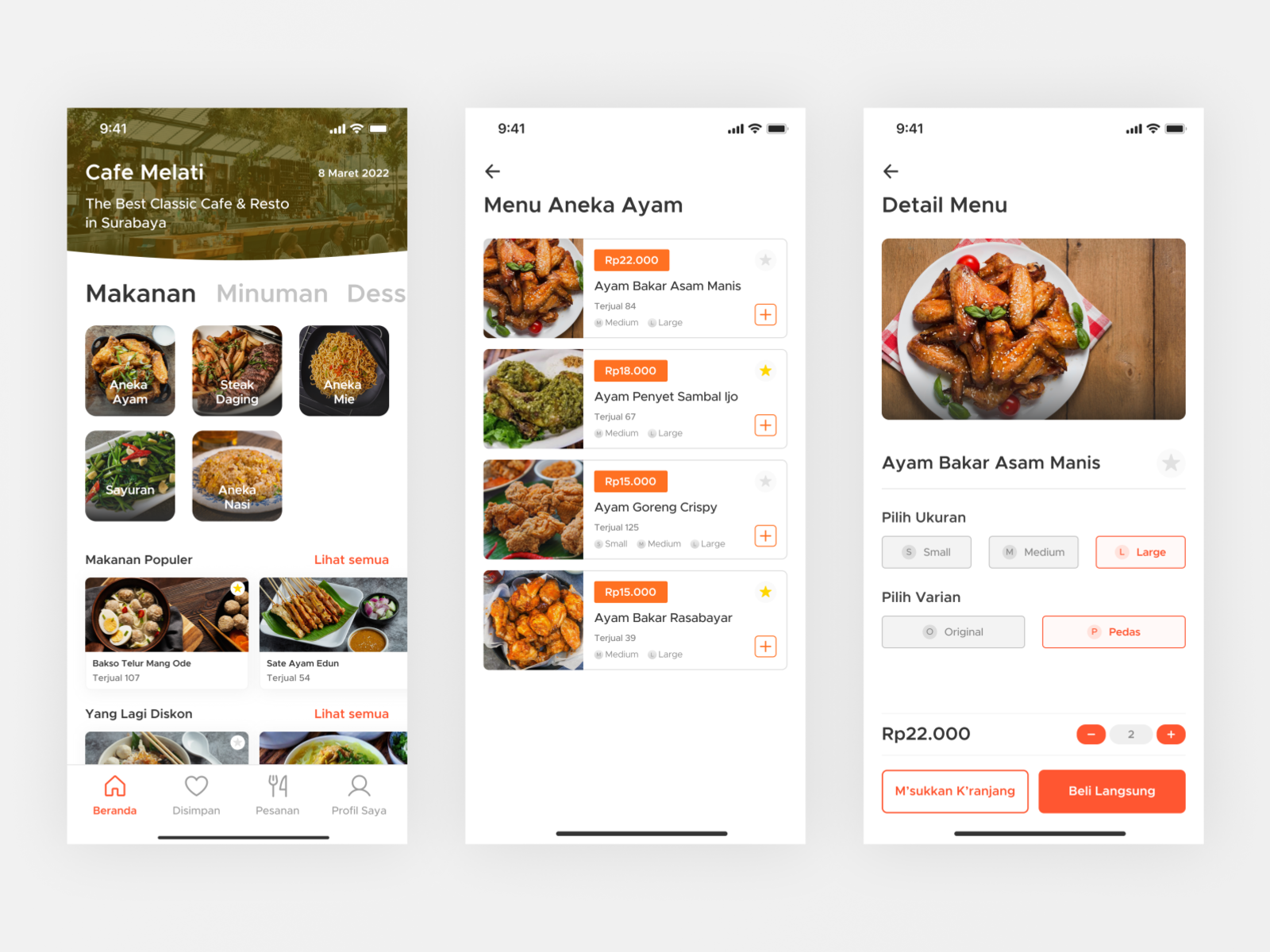 Order Food Mobile App By Aga Renaldi On Dribbble 2840