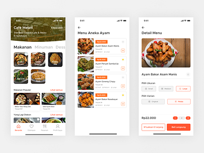 Order Food Mobile App android app design ios app iosapp mobile design mobileapp order food app ui uiux design