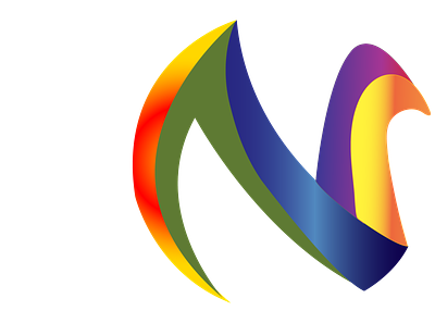 N logo design app branding design icon illustration logo vector