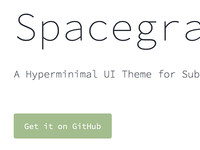 Spacegray — Sublime Text theme code code editor sublime text ui theme
