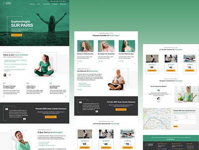 Health Fitness Design ui ui ux web design website yoga yooga
