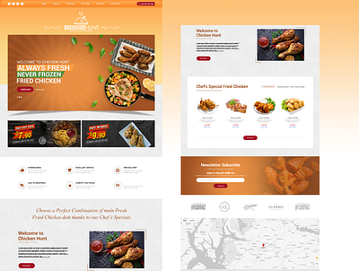 Food graphic design ui ui ux web design website website mockup