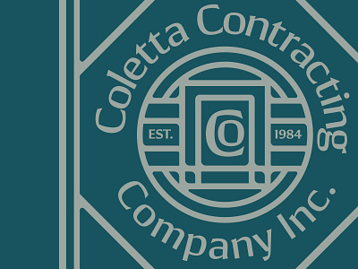 Coletta Contracting Branding brand identity branding construction company construction logo logo logos