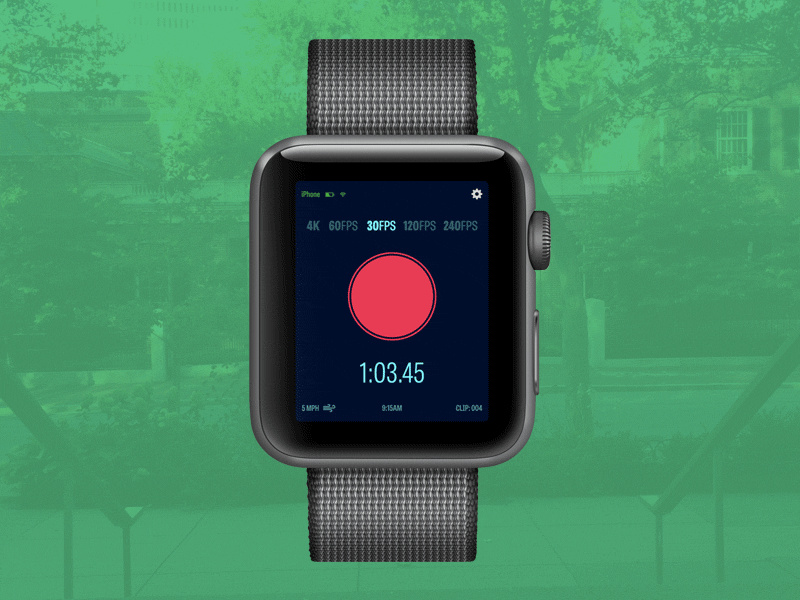 wrecord :: watch app concept